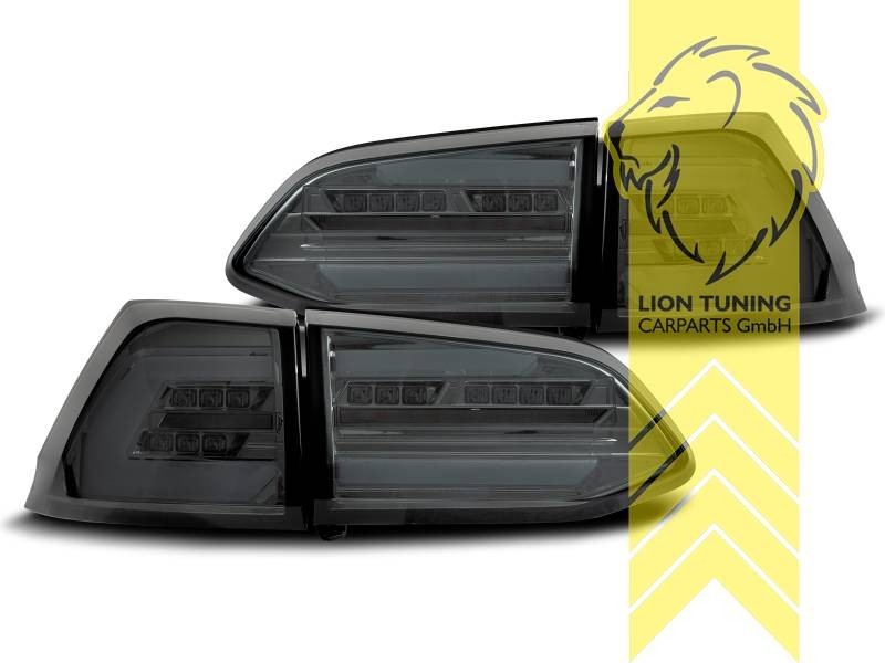 LT Set LED REAR LIGHTS LAMPS TAIL VW Golf 7 BA5 13+ Variant Black Smoke Grey LHD