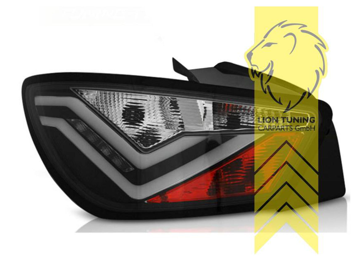 LT Pair LED DRL Rear lights Light Bar Seat Ibiza 6J 6J5 black FR-Design LHD