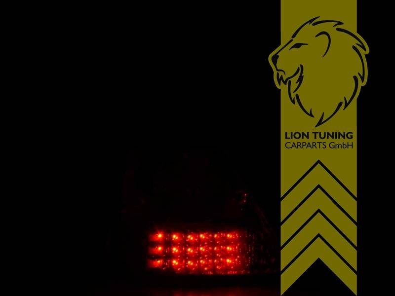 LT Pair LED Lightbar DRL Rear Lights Renault Clio 2 MK2 B 01-05 Red Clear LHD