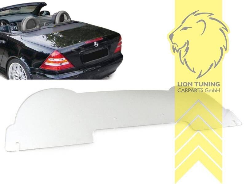 LT Wind Deflector Acrylic Glass Clear for Mercedes SLK R170 96-04 6mm Anti-Refl