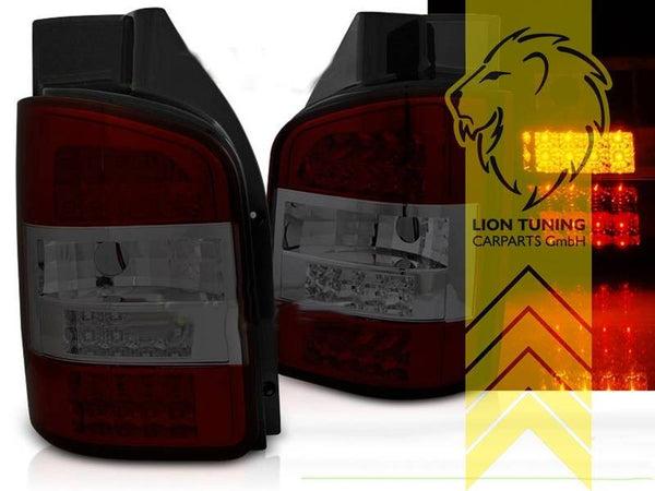 LT Pair Rear Tail Lights VW T5 T5.1 03-15 Bus Multivan Caravelle Transporter LHD