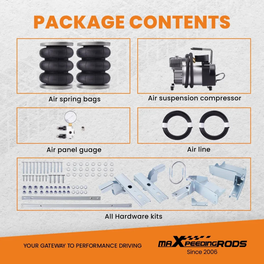 MXPR Air Suspension Kit & Compressor Iveco Daily 35C 40C 55C 85-24 7800KG