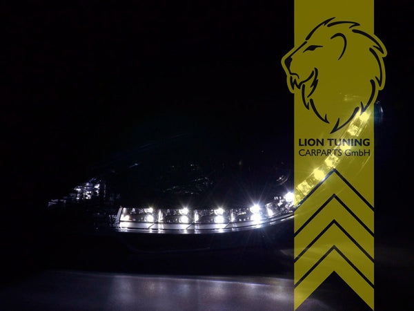 LT Pair LED Angel Eye Halo Headlights Peugeot 206 206CC Cabrio Break black LHD