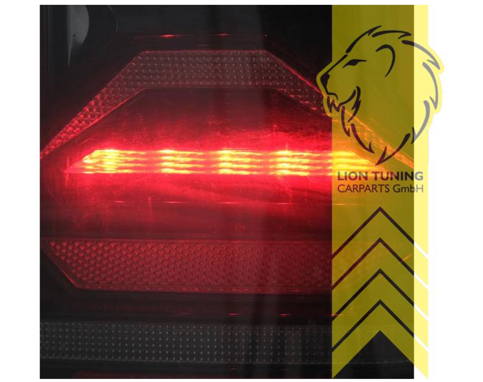 LT LED Lightbar Rear Lights Tail Lamps VW Amarok 2H 10-20 black Black Smoke LHD