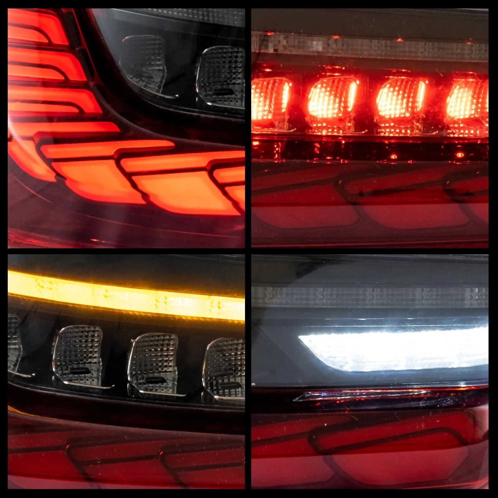 VLAND LED Rear Tail Lights BMW 3-Series 7 MK7 G20 Sedan Saloon 2019-2022 LHD