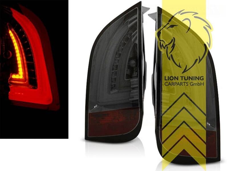 LT  LED REAR LIGHTS LAMPS TAIL VW Up! Skoda Citigo black 121 122 BL1 BL2 LHD