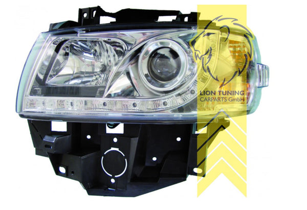 LT LED DRL Lightbar Headlights VW T4 Bus Transporter Van Caravelle 96-03 LHD