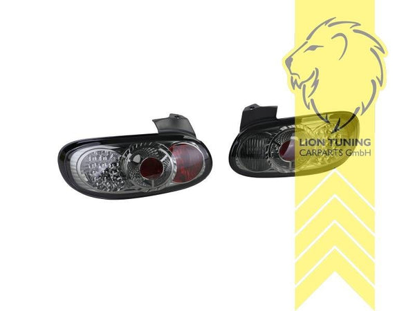 LT Pair LED Rear Lights Mazda MX5 NB 2 MK2 98-05 MX-5  chrome smoke LHD