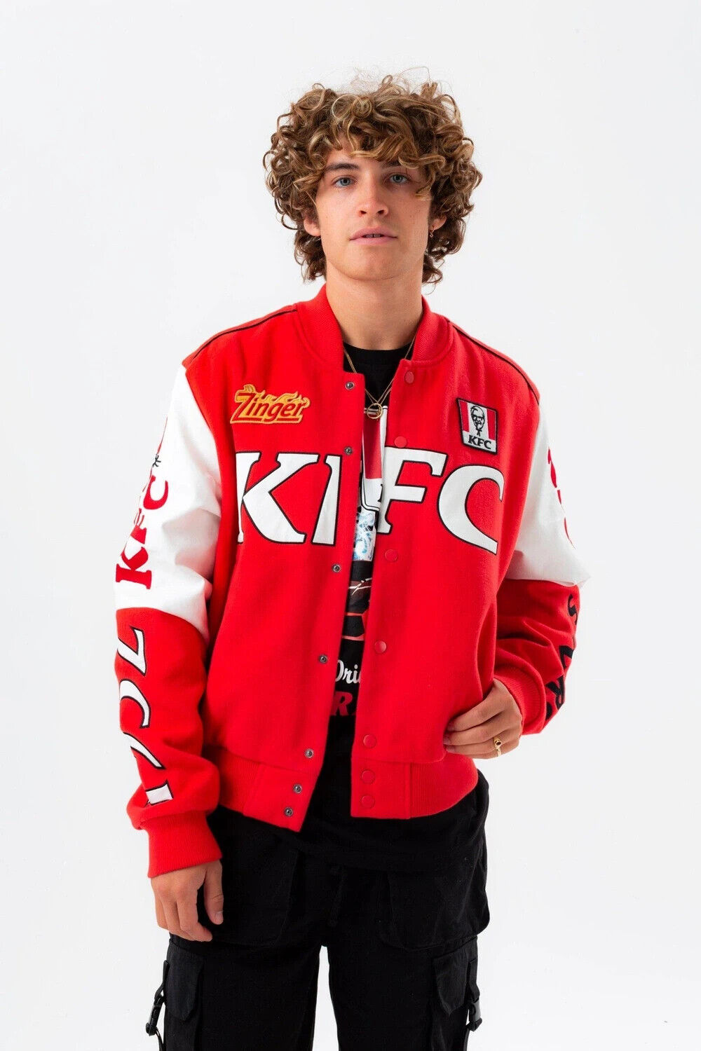 Stunning Hype X KFC Legacy Bomber Jacket Merch Limited Edition Size XL BNWT