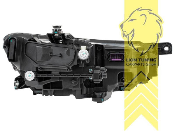 LT Pair Aftermarket LED DRL Lightbar Headlights VW Passat 3G B8 14-19 black LHD