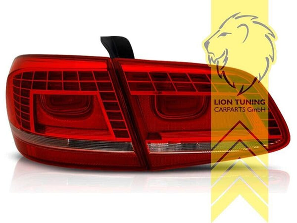 LT Pair LED Lightbar Rear Lights Tail VVW Passat 3C B7 36 sedan red LHD