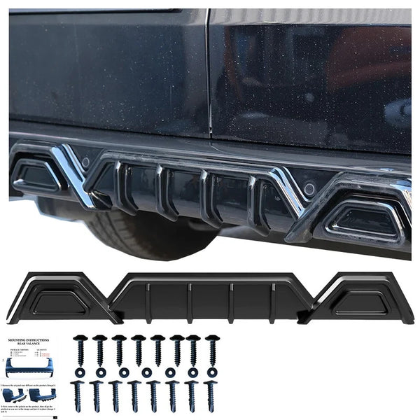 OW Rear Bumper Diffusor Splitter VW Transporter T7 V710 24+Transit Custom 23+