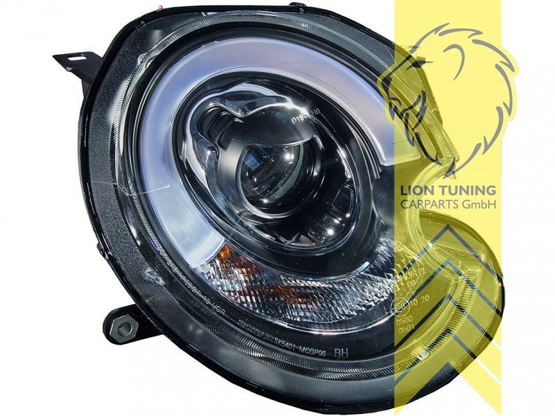 LT LED DRL Lightbar Halo Ring Headlights Mini Cooper JCW Mini One R56 R57 LHD