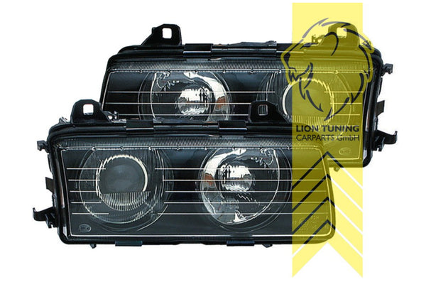 LT Halogen H1 headlights BMW E36 Limo Touring Coupe Cabrio DE Lense LHD