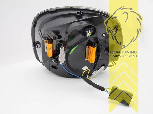 LT Pair LED Lightbar DRL Rear Lights Tail Smart 453 Fortwo Fourfour black smoke