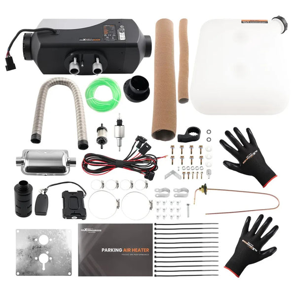 MXPR Air diesel Heater LCD 2KW 12V Trucks Motorhomes Campervan SUV App Start Up