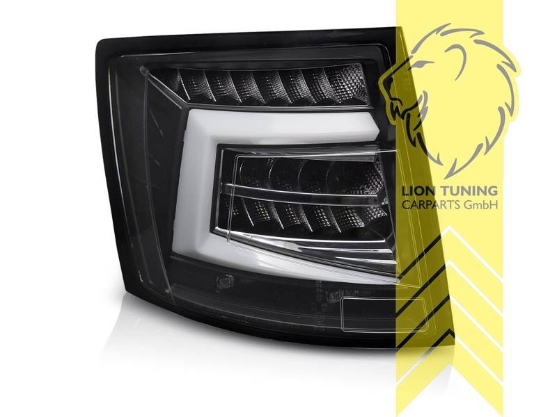 LT Pair LED Lightbar Rear Lights Skoda Octavia 3 5E FL 5E5 13-20 Combi black LHD