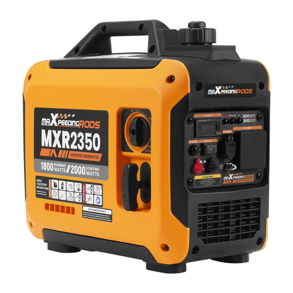 MXPR Super Silent Suitecase Mobil 1.8KW-2KW Petrol Inverter Generator Camping