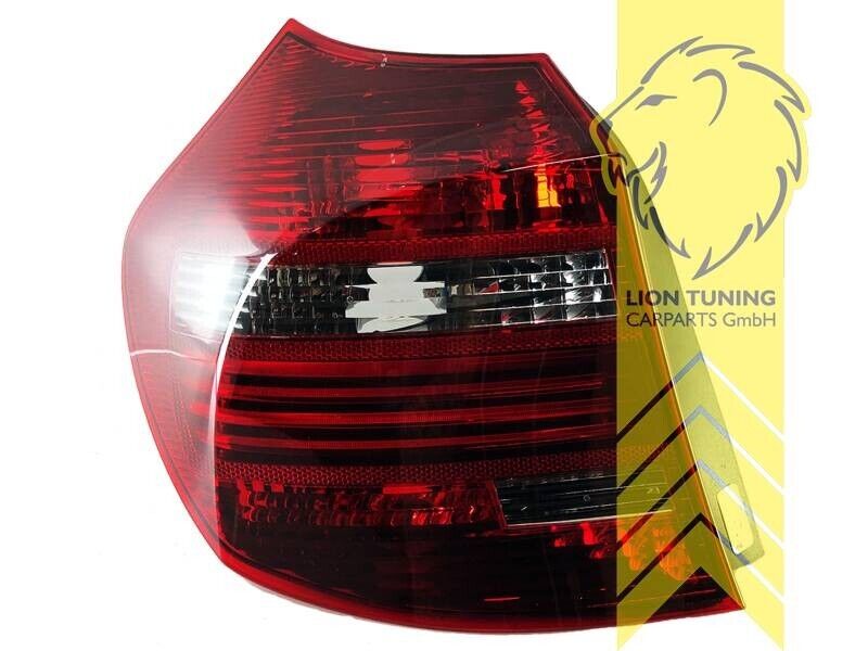 LT Pair LED REAR LIGHTS Tail Lamps Lightbar BMW 1 Series E81 E87 red black LHD