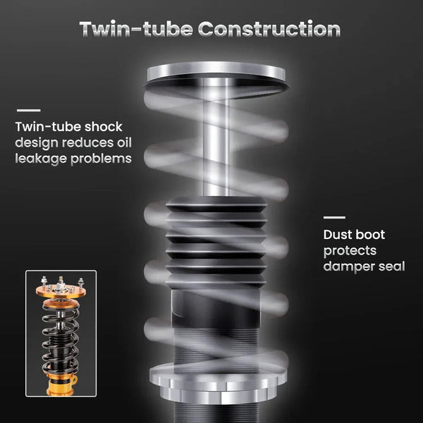 MXPR Adjustable Height Lowering Coilovers Kit BMW E46 3 98-06 325i 330i