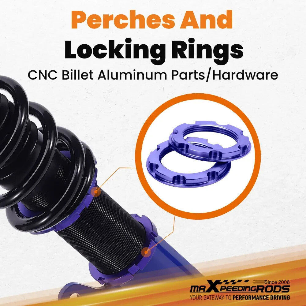 MXPR Adjustable Lowering Coilovers BMW 3 Series E46 Saloon 98-05 Coupe Touring