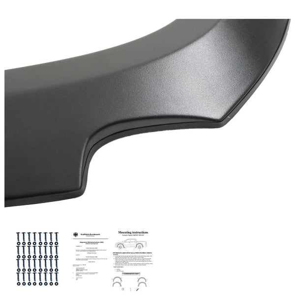 OW Fender Flares Wide Arch Kit TOYOTA Hilux 2015-2020 ABE TUV Black ABS