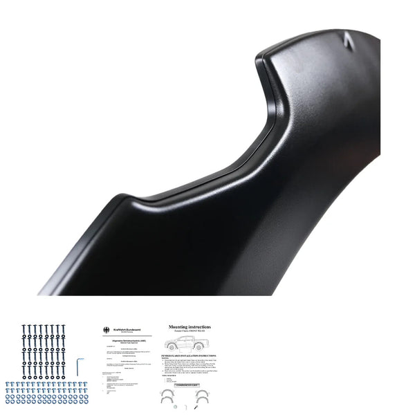 OW Fender Flares Wide Arch Kit ISUZU D-Max Series 2 2012-2019 ABS Black ABE TUV