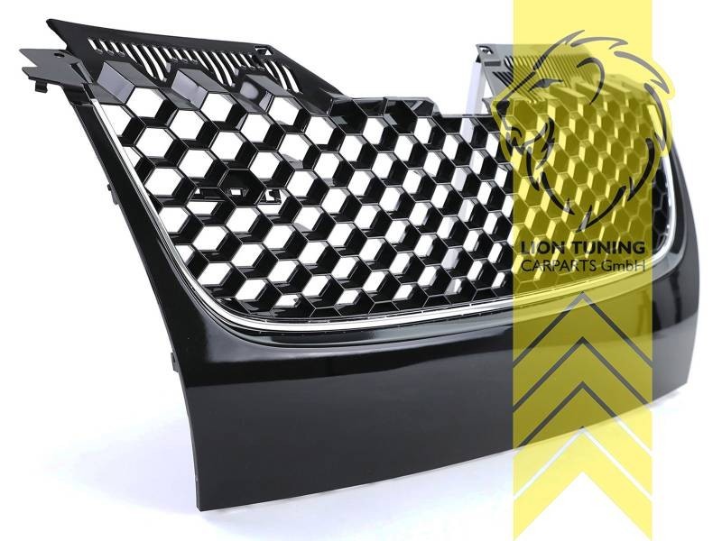 LT front grille grill VW Golf 5 1K for GT GTI GTD bumper 1K1 03-09 ABS Black