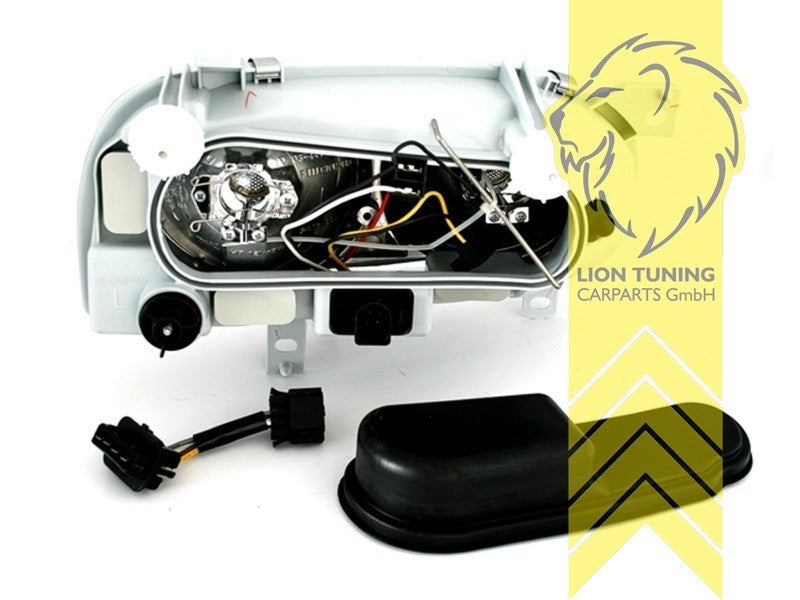 LT DEPO Halogen Headlights VW Golf 3 sedan Variant Cabrio 1H1 1E7 1H5 chrome LHD