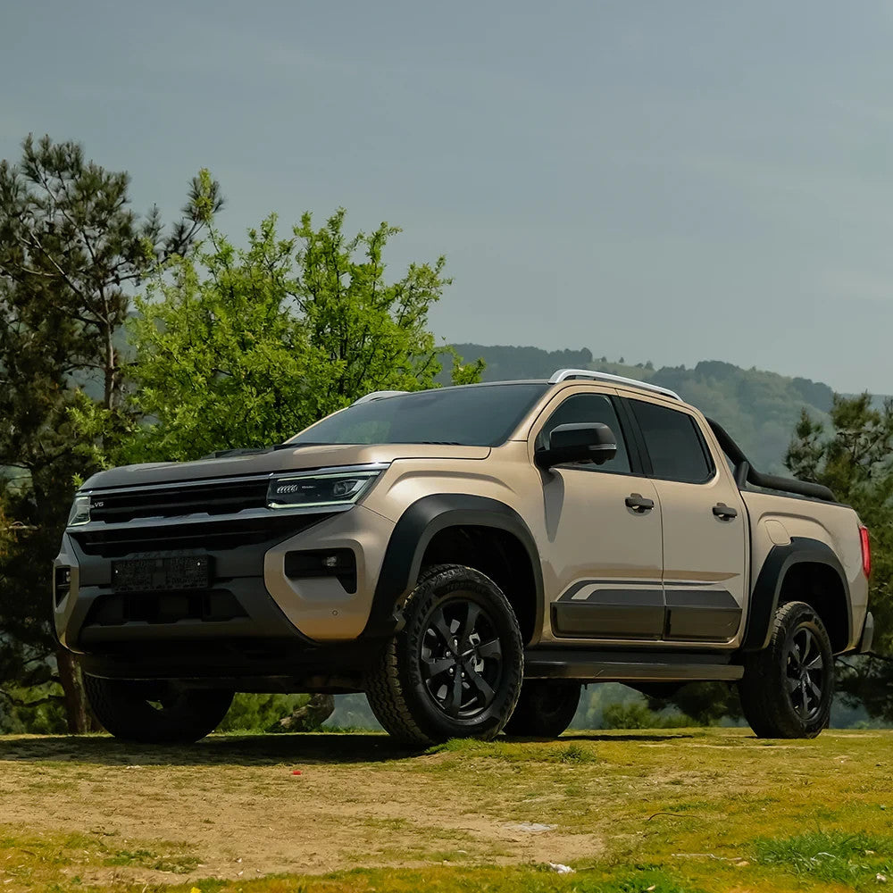 OW Fender Flares Wide Arch Extension Kit VW Amarok MK2 2022+ ABE TUV Black ABS