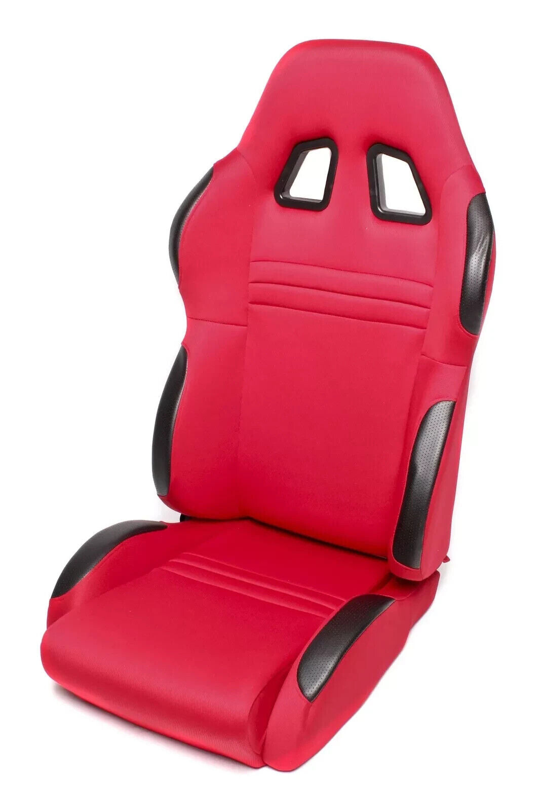 TATECH x1 Single Universal Recline Fold Bucket Seat Car Racing Sim Red Alcantara