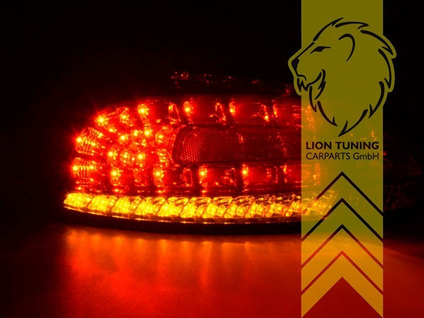 LT Pair LED Lightbar Rear Lights Tail VW Scirocco 3 137 138 08-14 red smoke LHD