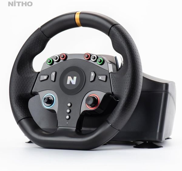 Nitho Drive Pro ONE V24 Gaming Racing Wheel and Pedals 270 Degree Steering Pedal