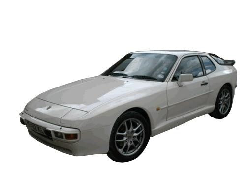 DS Porsche 944 Side Skirts 1982-1991 grey fiberglass gel coat for your painting