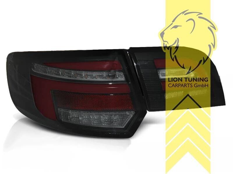 LT LED Lightbar Rear Lights Tail Lamps Audi A3 8P 8PA 04-08 Sportback black LHD