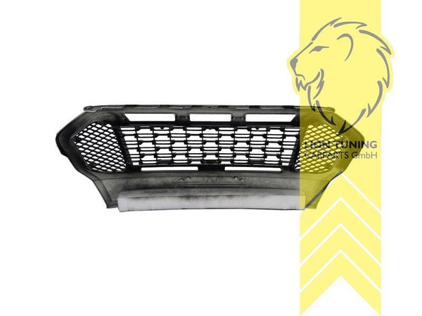 LT front air intake grille radiator grill Ford Ranger T8 19-22 black gloss ABS