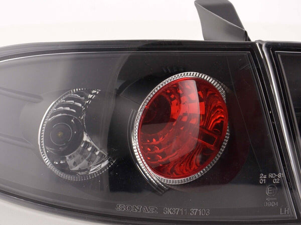 FK Pair Halogen REAR LIGHTS Tail Lamps Seat Ibiza type 6L 03+ black & red LHD