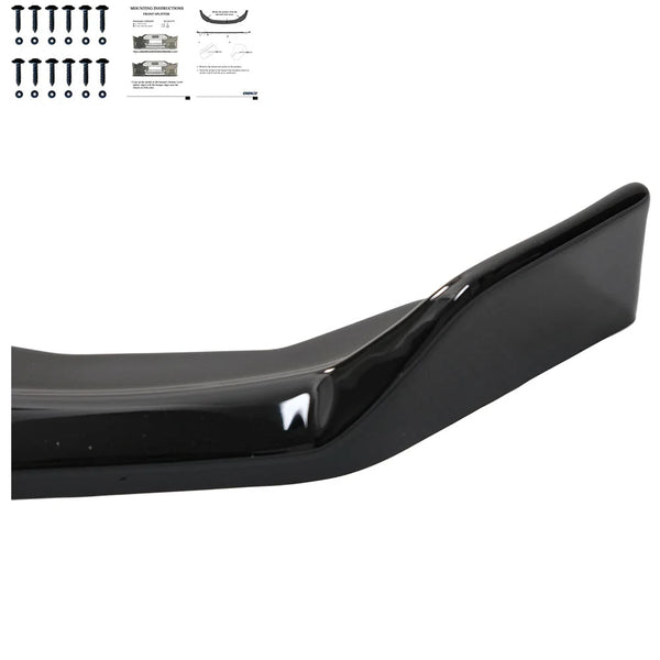 OW Front Bumper Lower Splitter Valance VW Transporter T7 24+ ABS Gloss Black