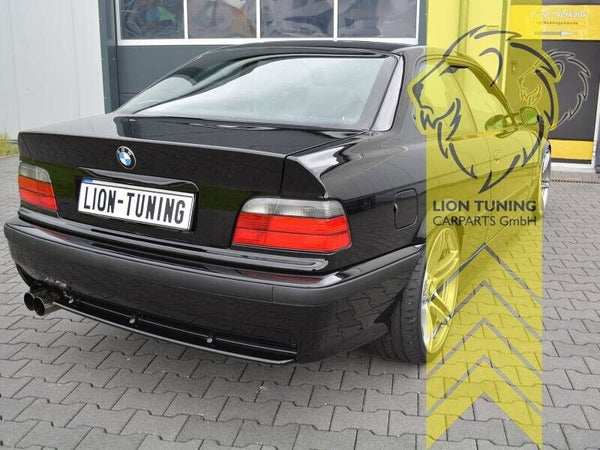 LT Side moldings door trims BMW E36 Coupe Cabrio for M + M3 92-99 Plastic Black