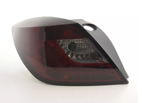 UK FK Set LED DRL Lightbar Rear Lights Opel Vauxhall Astra H GTC 04-08 red Black