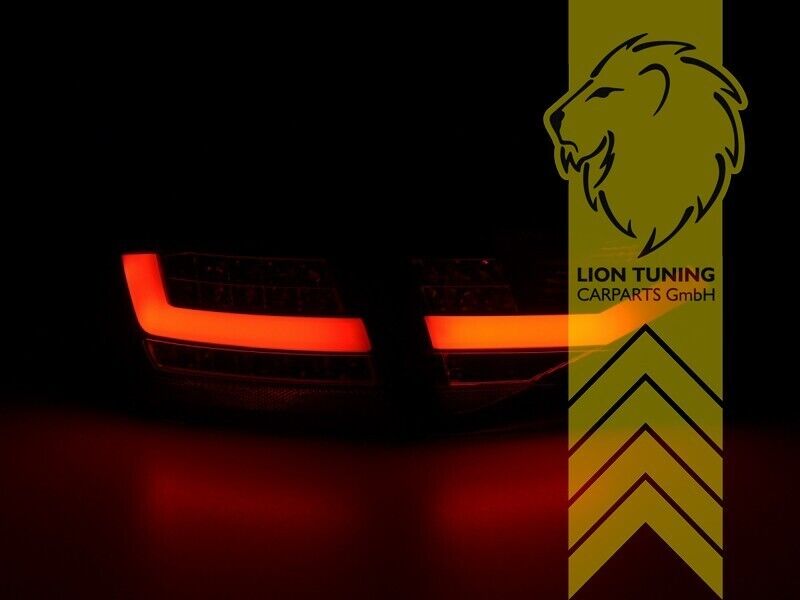 LT Pair LED REAR LIGHTS Lightbar DRL Audi A4 B8 8K Saloon 07-11 smoke S-Line