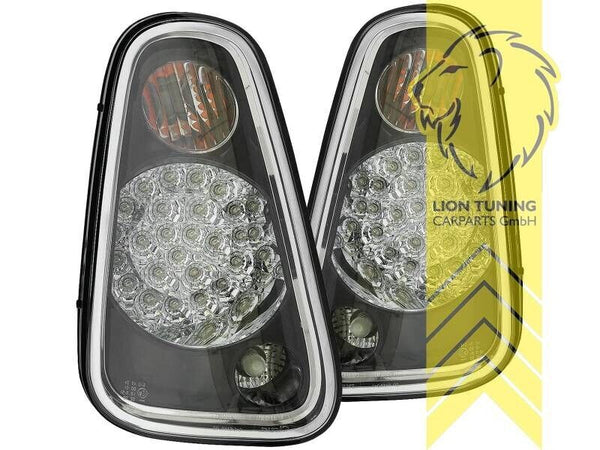 LT Pair LED Lightbar Rear Lights Mini Cooper One R50 R52 R53 black 01-04 JCW LHD