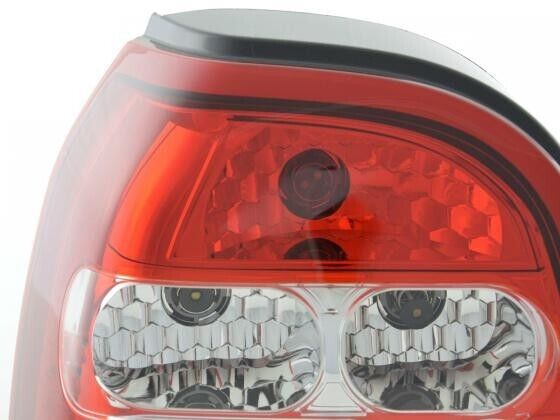 FK Pair Rear Lights VW Golf 3 MK3 1HXO 92-97 white red crystal inc harnesses LHD