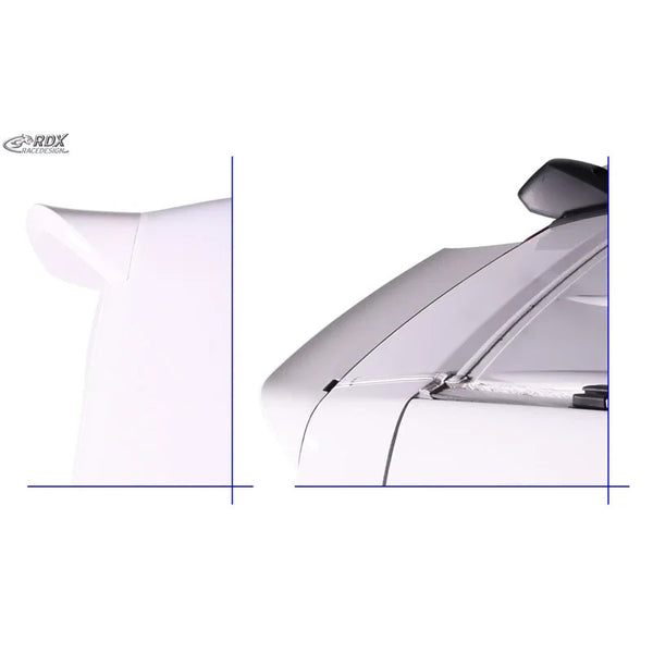 RDX Rear Boot Spoiler Wing VW Crafter H2 06-16 Sprinter 06-18 2 barn doors PU