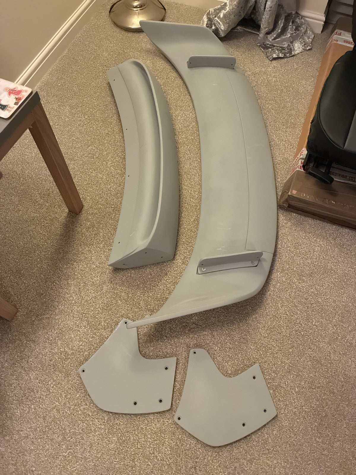 DS Porsche 986 Boxster 96-04 GTS Rear Wing Boot Tail Spoiler GT3 GT4 Unpainted FRP