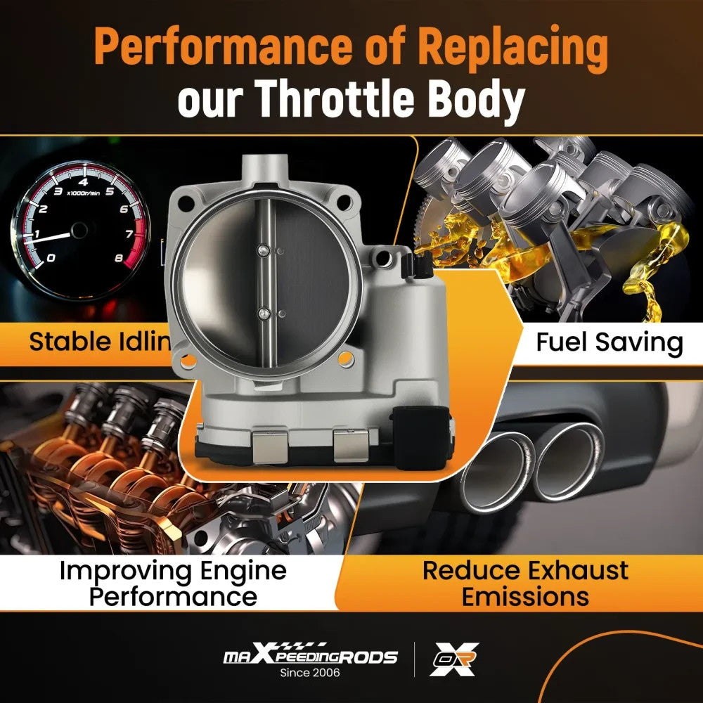 MXPR Throttle Body Porsche 911 H6 Boxster Cayenne Cayman Macan 3.6 99760511501