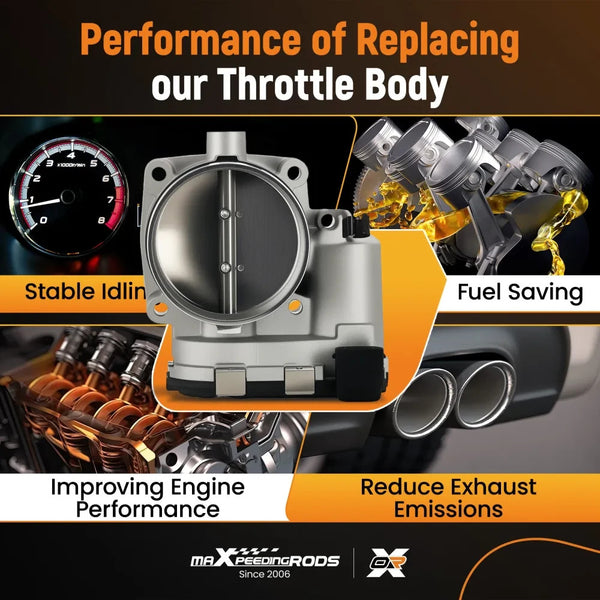 MXPR Throttle Body Porsche 911 H6 Boxster Cayenne Cayman Macan 3.6 99760511501