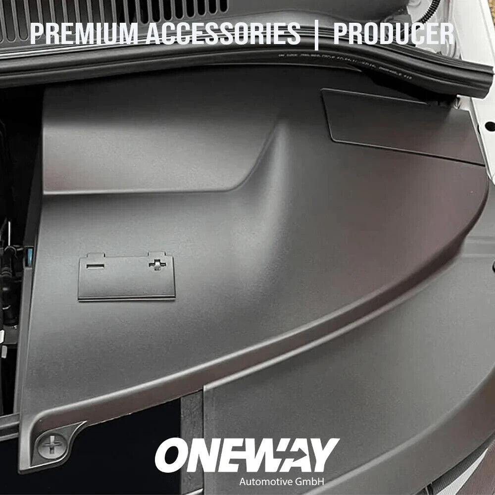 OW Battery & Headlight Cover VW Transporter T5.1 10-15 ABS Matt Black 3M Tape