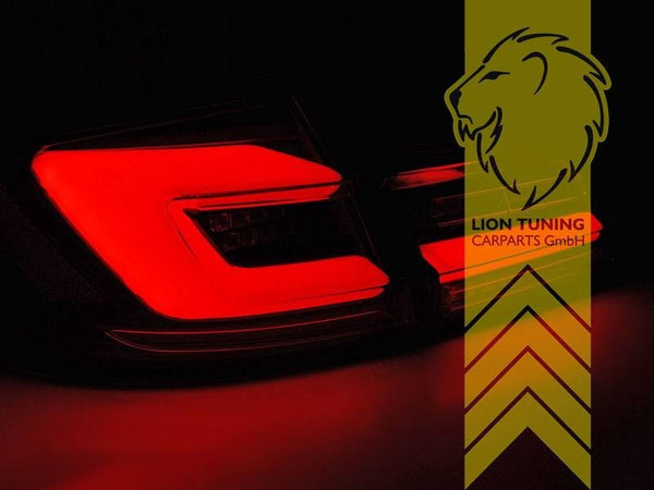 LT LED Lightbar DRL Rear Lights Tail BMW 5 Series F10 Sedan black dynamic LHD