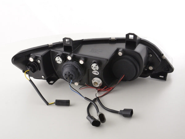 UK FK Pair LED DRL Lightbar Halo Angel Eye Headlights BMW Z3 E37 96-02 black LHD